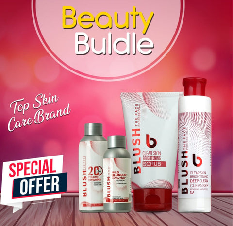 Beauty Bundle (Bleach Kit, Scrub, Cleanser)